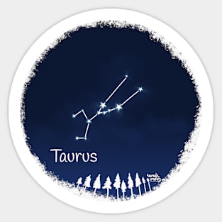 Taurus zodiac Constellation Sticker
